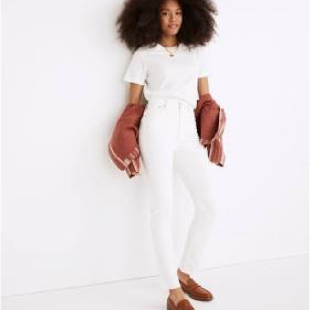 Madewell The Perfect Vintage Jean Tile White 30
